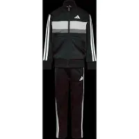 Adidas Kinder Trainingsanzug J 3S Tiberio Track Suit JY0509 140 - Black/White/Grey Two - 140