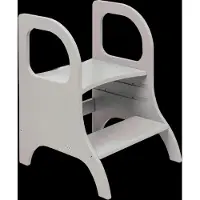 ETTE TETE Hochstuhl Miimo verstellbarer Tritthocker, grau