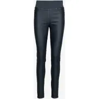 Freequent Jeggings "FQSHANTAL", Damen, Gr. XL (42), N-Gr, blau (salute), Web, Obermaterial: 76% Viskose, 21% Polyamid, 3% Elasthan, unifarben, slim fit lang, Hosen Jeggings, mit breitem Stretchbund