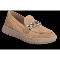 Geox Beige Flextride Damen-Loafer 37