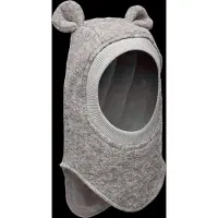 Huttelihut - Kid's Balaclava Ears Wool - Sturmhaube Gr 48 cm - 6-12 Months grau