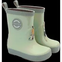 Mikk-Line - Kid's Wellies 3D Patch Barefoot - Gummistiefel Gr 34 oliv/grün