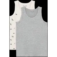 Minymo Undershirt 2-pack niagara mist (7311) 116