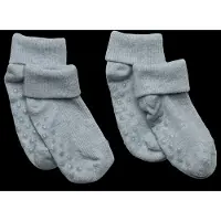 Minymo Socken - Rib - 2er-Pack - Winter Sky Melange - - 15/18 - Socken