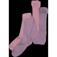 Minymo Stocking - Solid rib 2-pack orchid haze (583) 140\\146