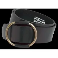 Pieces Damengürtel Pcpilja Leather Jeans Belt Noos 17076887 Schwarz