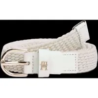 Tommy Hilfiger Essential Effortless Belt Soft Cream Größe: 80 | Gürtel Outlet | Damen | Weiß