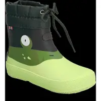 Viking - Kid's Alv Barefoot Paw Print - Gummistiefel Gr 30 grün