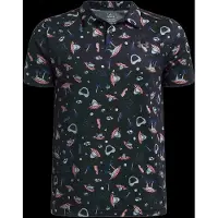 Under Armour Matchplay Printed Polo blue castlerock (410) XL
