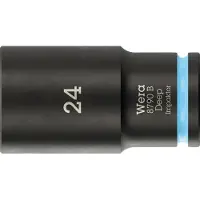 Wera 8790 B Impaktor Deep Steckschlüsseleinsatz mit 3/8 zoll-Antrieb, 24 x 63 mm - 05005563001