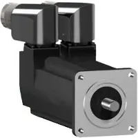 Schneider Electric SH30552P01A2000 AC-Servomotor, 55mm, 0,71Nm, 2Stacks, glatte Welle, SinCos Singleturn128, M23/M23 gewinkelt, IP54/IP65