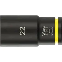 Wera 8790 B Impaktor Deep Steckschlüsseleinsatz mit 3/8 zoll-Antrieb, 22 x 63 mm - 05005562001