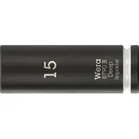 Wera 8790 B Impaktor Deep Steckschlüsseleinsatz mit 3/8 zoll-Antrieb, 15 x 63 mm - 05005556001