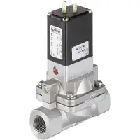 Burkert Magnetventil G1/2'' NO Edelstahl FKM 0.2-12bar/3-174psi 110VAC Wasserschlagschutz 5282 158145