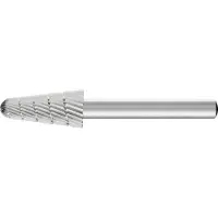 PFERD TOOLS HSS Frässtift Rundkegelform L Z 3 universal mittel fein Spanbrecher - 22450736