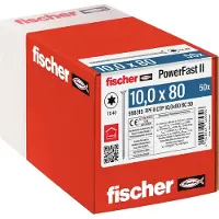 Fischer PowerFast II 10,0x80 SK TX TG blvz 50