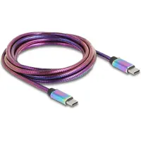 DeLOCK 81116, 2 m, USB C, USB C, USB 2.0, 0,48 Gbit/s, Mehrfarbig