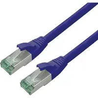 Roline RM Patchkabel Cat.6A S/FTP (PiMF), blau, 7 m