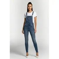 G-Star Lynn High Waist Skinny Overall Faded Neptune Blue Größe: W30 | Jumpsuits Outlet | Damen | Blau
