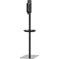 Tork Desinfektionssäule zur Händedesinfektion, schwarz, S1, Stabile Spendersäule zur Händehygiene, Maße (H x B x L): 147,6 x 50 x 36,5 cm
