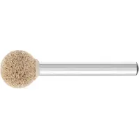 PFERD TOOLS POLINOX verpresster Vlies-Schleifstift Kugelform PNER Ø 15 mm Schaft-Ø 6mm Mittelweich A Fein für Finish - 47700277