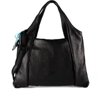 Gabs Leder Schultertasche Umhängetasche Zeynep Shoulder Bag Nero schwarz