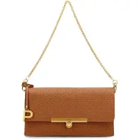 PICARD Leder Schultertasche Umhängetasche Day Trip Shoulder Bag Cognac braun