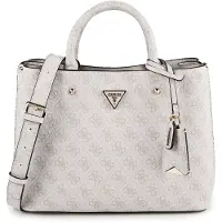 GUESS Meridian II Satchel - Henkeltasche 30 cm (bone logo)