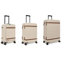 The Chesterfield Brand mit Laptopfach Zuna Trolley-Set S+ / M / L Sandy Beach creme 55cm