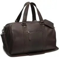 The Chesterfield Brand Leder Reisetasche Volenza Travelbag Brown dunkelbraun