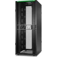 Schneider Electric NetShelter SX Server Rack Gen 2, 42 HE, 1991H x 800W x 1070D mm, mit Seitenwänden, Schwarz, Freistehendes Gestell, 42U, 1814 kg, Sperrschloss, Verstellbare Füße, 161,3 kg