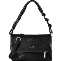Desigual Handtasche Schultertasche Sierra Murano Schwarz Leder Damen