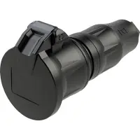 PC Electric 25712-ssc Schutzkontaktkupplung KD nat SH IP54 schwarz Serie TopTaurus2 25712ssc