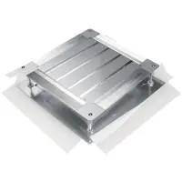 Hager UDB3120170 Universal-Bodendose mit Bodenblech Größe 3 498x498x(120-170)mm