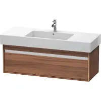 Duravit Waschtischunterschrank Ketho 120x45,5cm, Nussb Nat, 1 Ausz., wandhängend