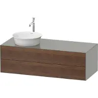 Duravit Waschtischunterschrank White Tulip 130x55cm, 2 La, 1 Pl, B l, US N StG m