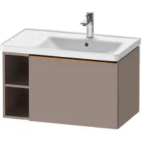 Duravit Waschtischunterschrank D-Neo 78,4x45,2cm, 1 A, B R, b geb/Basalt ma