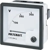 Voltcraft AM-72x72/300V AM-72x72/300V Analog-Einbaumessgerät AM-72x72/300V 300 V Drehspule