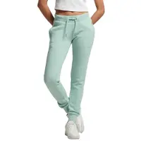 Superdry für Damen. W7010941A Jogginghose mit Logo Essential grün (44), Lässig, Sportlich, Baumwolle, Nachhaltig