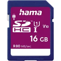 Ginza.se 00124134, 16 GB, SDHC, Klasse 10, UHS-I, 80 MB/s, Class 1 (U1)