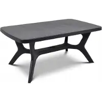 Allibert Baltimore Gartentisch Graphitgrau