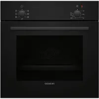 Siemens HB010FBA1 - iQ100 Backofen mit 5 Jahre Garantie, Edelstahl, 3D Heissluft, 60 x 60 cm