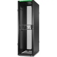 Schneider Electric AR3100B2 NetS HElter SX Server Rack Gen 2, 42 HE, 1991H x 600W x 1070D mm, mit Seitenwänden, Schwarz