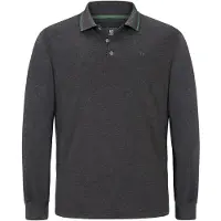 Jan Vanderstorm Langarm-Poloshirt ELLIS Herren 1362 dunkelgrau 60/62