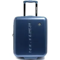 Momo Design Trolley Cabin Blau Schwarz ABS Reißverschluss 35x42x22 cm Blu UNICA MO-05 UNDERSEAT TRAVEL-BLU
