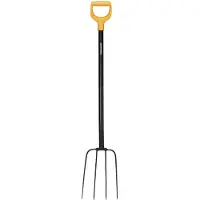 Fiskars Kompostgabel Solid mit D-Griff und gehärteten Zinken 126 cm