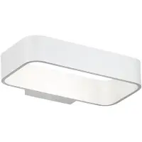 ROSSINI ILLUMINAZIONE Klaus LED-Wandleuchte 8W 3000K IP54 in Weißaluminium - Modernes minimalistisches Design für draußen und drinnen - Rossini Group