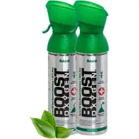 Boost Oxygen Sauerstoffdose zum Inhalieren Natural, mittel, 2x5L