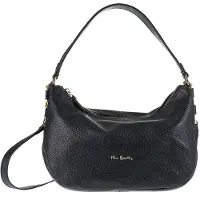 Pierre Cardin Damen-Schultertasche Echtes Leder Braun Edera Plus Brown UNICA 32.5x19x10 cm 55094-BRUCIATO