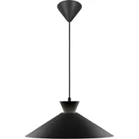 Nordlux Schlanke Pendelleuchte Dial schwarz Ø 45cm